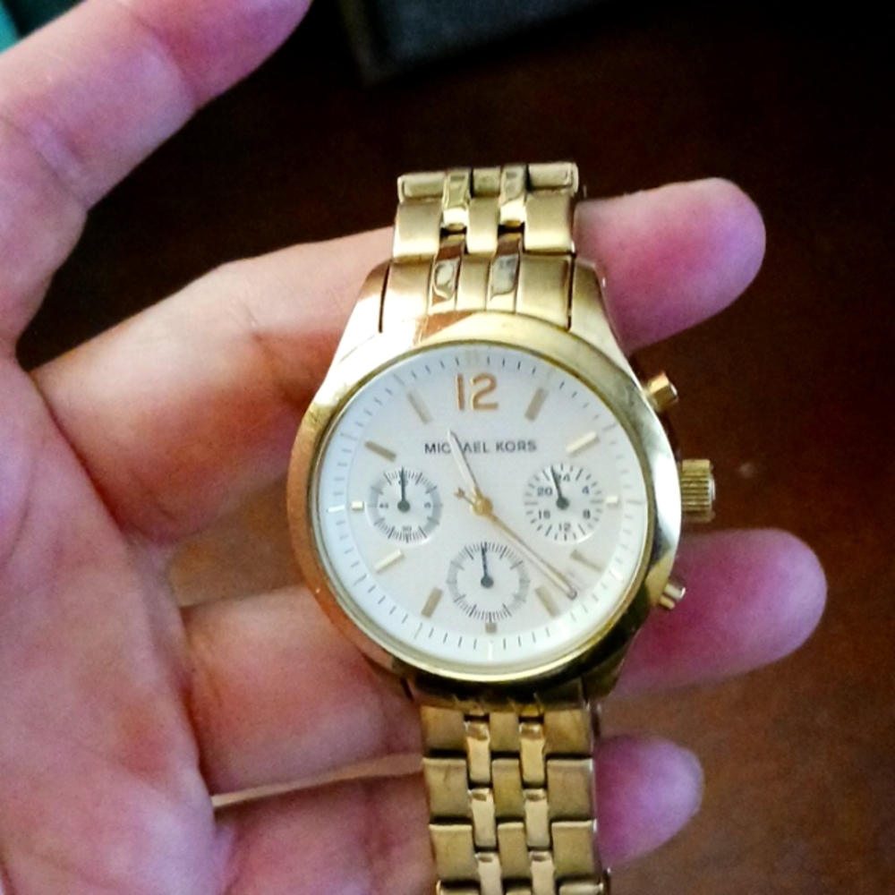 Michael Kors gold tone women's watch